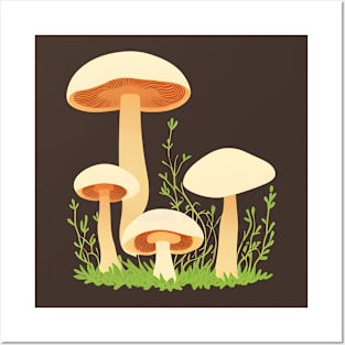 Mushroom Cluster 04 Posters and Art